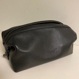 Coach leather travel pouch
